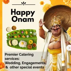 We love celebrating festivals with you. This is from our Onam promotion, showcasing our ability to create authentic festive meals like the traditional sadya. Beyond festivals, we bring this same dedication to major life events like weddings, engagements, and other special ceremonies.