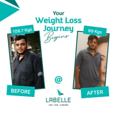 Your weight loss journey begins here. This client went from 108.7 kgs to 99 kgs, proving that with the right support and treatment, significant, healthy change is within reach.