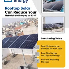 Reducing your electricity bills by up to 80% is achievable with rooftop solar. We offer a complete package including a free site survey and handling of all net metering paperwork to get you started on your savings journey.