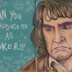 A colored pencil portrait of Joaquin Phoenix as the Joker. Capturing such a complex and intense character was a challenge I really enjoyed. This piece is a good example of the realistic, detailed portrait work I can create for you.