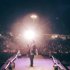 Facing a sea of lights in my beloved Dilli. There is no feeling like connecting with thousands of souls at once through music. This is the energy we bring to every large-scale show.