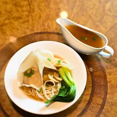 Slurp-worthy and soul-warming. This Wonton & Noodles soup is the perfect balance of comfort, flavour, and happiness in a bowl.
