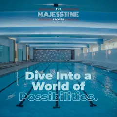Dive into a world of possibilities in our pristine, indoor, temperature-controlled swimming pool. It's the perfect place to swim, train, or relax, no matter the weather outside.