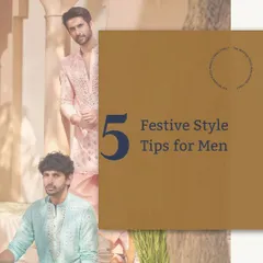 This image introduces five style tips for men to stand out during the festive season. My advice focuses on looking stylish while remaining appropriate for the occasion and true to your personal style. (Also includes ID 71).