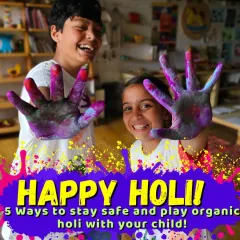 Happy Holi from Tugbug. We celebrate the festival of colors with safe, organic paints and lots of joyful, messy fun.