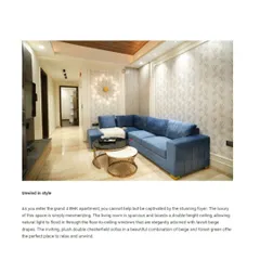 A snapshot from our feature in Architect and Interiors India, showcasing the stunning foyer and living room of the 3,500 sq ft Noida home we designed.
