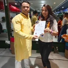 Another one of my students receiving her well-earned yoga teacher certificate. Her hard work and consistent practice have paid off beautifully.