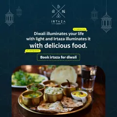 For Diwali, I believe in illuminating your life not just with light, but with delicious food. This image captures the essence of a festive Indian meal.