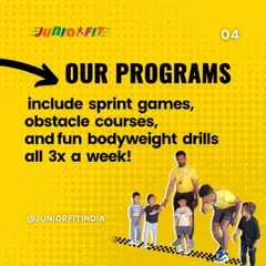 Our programs are designed to meet expert health guidelines in a way kids love. We use sprint games, obstacle courses, and fun bodyweight drills to ensure they get their recommended muscle-strengthening activity.