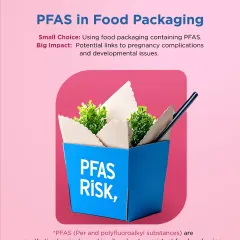 Did you know that chemicals like PFAS in food packaging can pose a risk to your pregnancy? We help you identify and avoid hidden environmental factors that can impact fertility and fetal development.