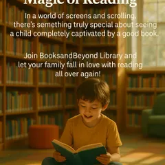 Rediscover the magic of reading with us. In a world of screens and scrolling, there's nothing like seeing a child completely captivated by a good book. Let your family fall in love with reading all over again.