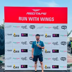 Feeling accomplished after completing my first 10km marathon. An athletic lifestyle is about challenging yourself in new ways.