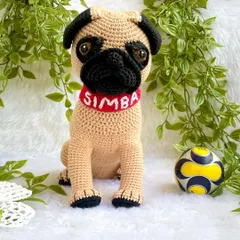 This is Simba, a beautiful pug I was asked to recreate as a memorial keepsake. It was a very emotional project, and I poured all my heart into capturing his sweet face and personality. Creating pet replicas is a special way to honor our furry family members.