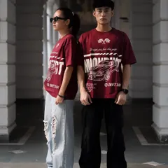 Another couple shot from the streetwear series, this time with a side profile to highlight the fit and design from a different perspective. This helps show the versatility of the apparel.