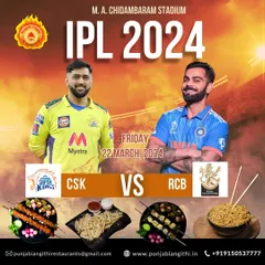 The El Clásico of IPL, CSK vs RCB, deserves a grand screening. I combine the thrill of the match with delicious food combos, so you can focus on the game while I handle your hunger.