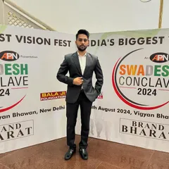 A full-length shot at the Swadesh Conclave 2024. Participating in such events is part of my commitment to continuous learning and networking within the professional community.