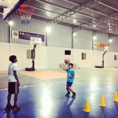 It all starts with the fundamentals. We provide a great space for personal coaching and skill development, helping young players master proper shooting form.