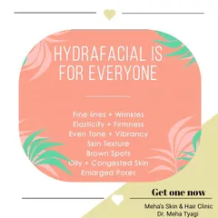 The Hydrafacial is a versatile treatment suitable for everyone. It addresses a wide range of concerns including fine lines, enlarged pores, brown spots, and uneven texture, making it a cornerstone of many skin health plans.