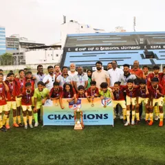 Celebrating a championship with the team I supported throughout the tournament. Providing consistent medical care and physiotherapy for athletes is essential for a successful season.