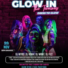 'Glow In The Terminus' at The Oterra Hotel. For this 'Dress to Glow' party, I curated a set to match the high-energy, visually stunning theme, complete with glow sticks and face paintings.