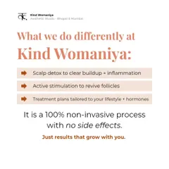Our approach is different because we focus on results that last. We start with a scalp detox to clear inflammation, then use active stimulation to revive follicles, all with a plan tailored to your lifestyle and hormones.