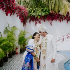 A joyful and candid moment between a newly married couple. Capturing this genuine laughter and connection is at the heart of my photography style.