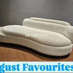 One of our favorite pieces from August. This is the same custom lounger design from our featured section, shown here from a different angle that highlights its unique, sculptural form.