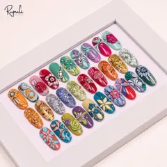 Another angle of my favorite designs portfolio, showing the vibrant colors and intricate details.