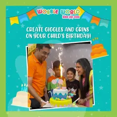 A classic birthday moment. A family gathers to light the sparkler on a colorful, custom-made cake, creating a memory that will last a lifetime.