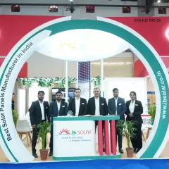 Our team at the Bharat Solar Expo 2025. We received a phenomenal response for our newly launched N-type solar panels, particularly from PM-KUSUM scheme beneficiaries and developers.
