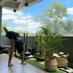 New training phase, same grind. Here I'm working on some floor mobility in our green space at Troop HQ.