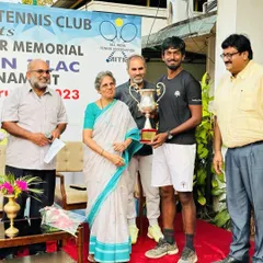 A clean sweep for our academy. Oges Theyjo Jayaprakash and Sivadeep Kosaraju as winner and finalist in singles, and doubles champions at the AITA 1 Lakh in Trivandrum.