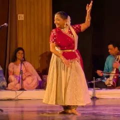This single frame captures a thousand emotions. To have the trust of my Guru, Saswati didi, while sharing the stage with her is a blessing beyond words. To my guru, I offer my salutations.