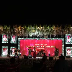 Setting the stage for a magical Sangeet night. We love being part of wedding celebrations, providing the perfect musical backdrop with our mix of Bollywood hits and classic anthems that get everyone on their feet.