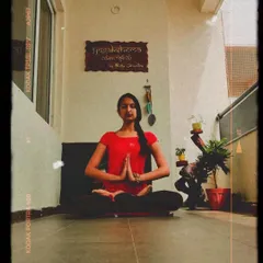 The Namaskara mudra is a gesture of respect and welcome, but it is also a way to center yourself. I often start my sessions with this to signify a new beginning and a moment to focus inward.