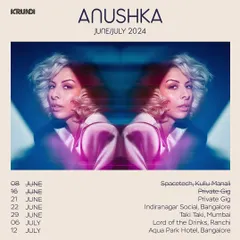 My schedule for June and July 2024. A mix of public shows and private gigs in Kullu Manali, Bangalore, Mumbai, and Ranchi.