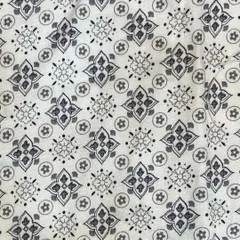 A close-up of the fabric used for the previous shirt, showing the detail and quality of the print on the pure cotton material.