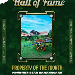 Another win for Mountain Bear Ramanagara, our Property of the Month for April. We are proud of our team for consistently delivering great experiences.