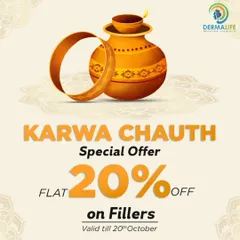 Alongside our Botox offer, we also provided a special discount on dermal fillers for Karwa Chauth, perfect for enhancing features or restoring volume ahead of the festival.