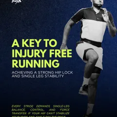 The key to injury-free running is achieving a strong hip lock and single-leg stability. Every stride demands balance, control, and force transfer. If your hip can't stabilize, your knee and ankle pay the price.