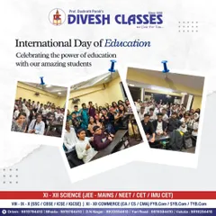 On the International Day of Education, we celebrate our amazing students. These photos capture the vibrant and energetic atmosphere of our classrooms, where we empower the next generation of commerce professionals.