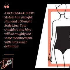 A rectangle body shape is defined by straight hips and a straight body line, with shoulders and hips being roughly the same width. My goal is to show you how to add curves and create definition through specific clothing choices.