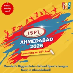 As part of our nationwide expansion, we are excited to bring Mumbai's biggest inter-school sports league, ISPL, to Ahmedabad. This announcement marks a new chapter for school sports in the city.