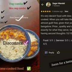 This review says it all. My goal is to serve you food that’s so good and light, it feels almost guilt-free. This is what keeps me going. Big thanks to my customers for all the love.