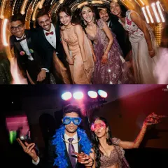 Pure fun and energy on the dance floor. We incorporate fun elements like props and unique photo booths to ensure guests have an amazing time and capture great memories.