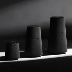 For clients who are passionate about design, I recommend the Loewe klang collection. These speakers are crafted to be beautiful objects in their own right, offering a perfect blend of German audio engineering and sophisticated aesthetics for any room.