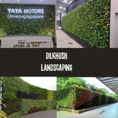 A duplicate image showing our corporate vertical garden projects. We work with major brands like Tata Motors to integrate sustainable and visually impressive green features into their facilities.