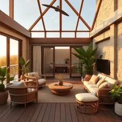 This is what we mean by bringing the outdoors in. Our glasshouse designs are a perfect blend of architecture and nature, creating a sun-drenched, all-weather living space filled with warmth and elegance.