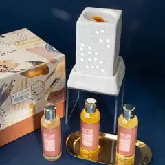Immerse your surroundings in rich, lasting fragrance with our new Electric Burner Set. It's the perfect scenting solution for larger living spaces, delivering a consistent and powerful aroma.