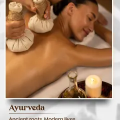 Ancient roots for modern lives. I use nature's timeless remedies, like this traditional potli massage, to realign what time and stress have unbalanced. Experience the harmony of Ayurvedic care crafted for today's lifestyle.